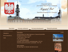Tablet Screenshot of komornikcieszyn.eu